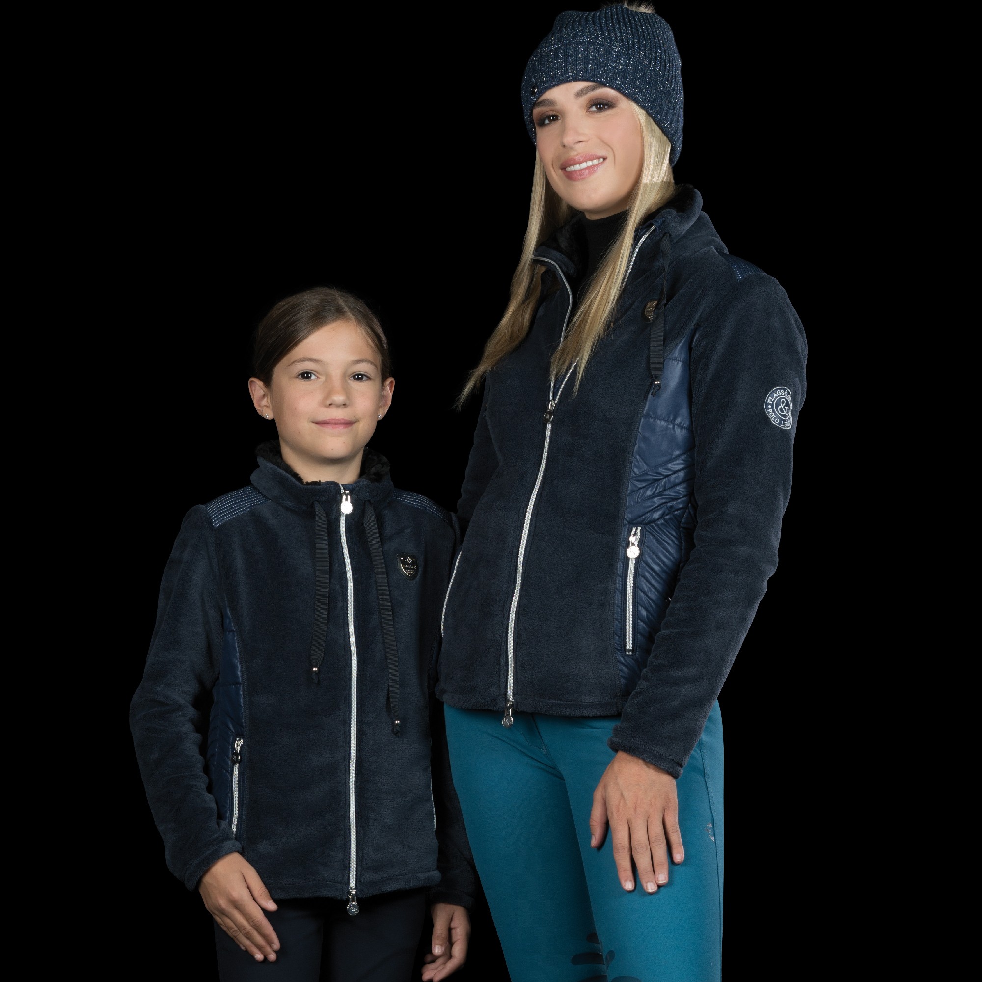 Veste polaire femme La Sportiva Fleece noire zip intégral